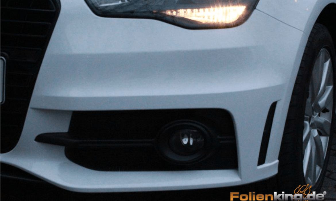 Audi A1: Vollfolierung in "weiß glänzend"