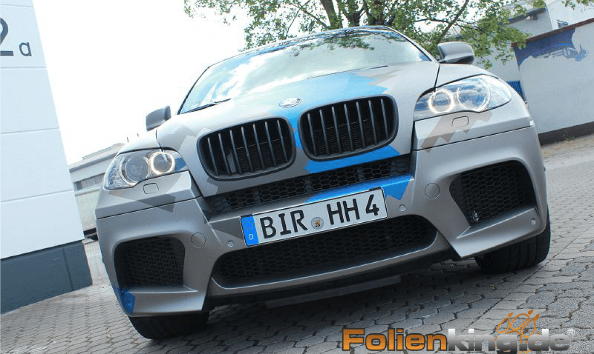 BMW X6M "Stealth" Camouflage Folierung