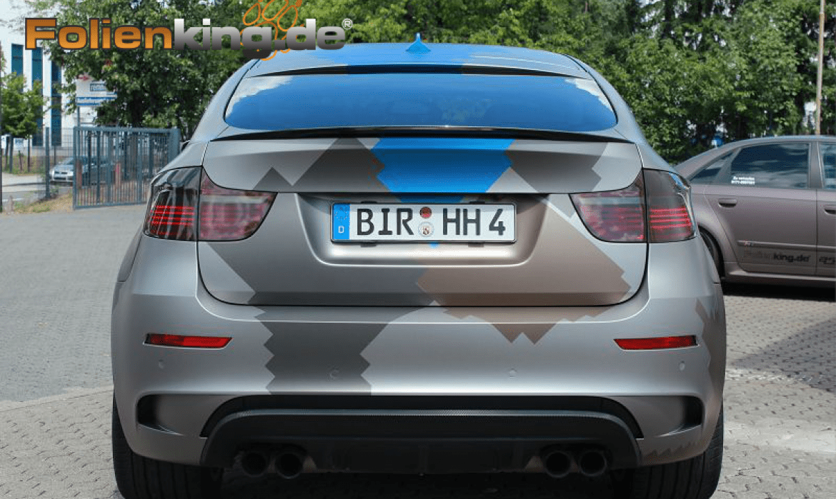 BMW X6M "Stealth" Camouflage Folierung
