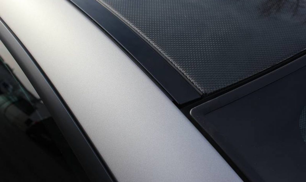 BMW M3: Vollfolierung in "aluminium grau matt metallik"