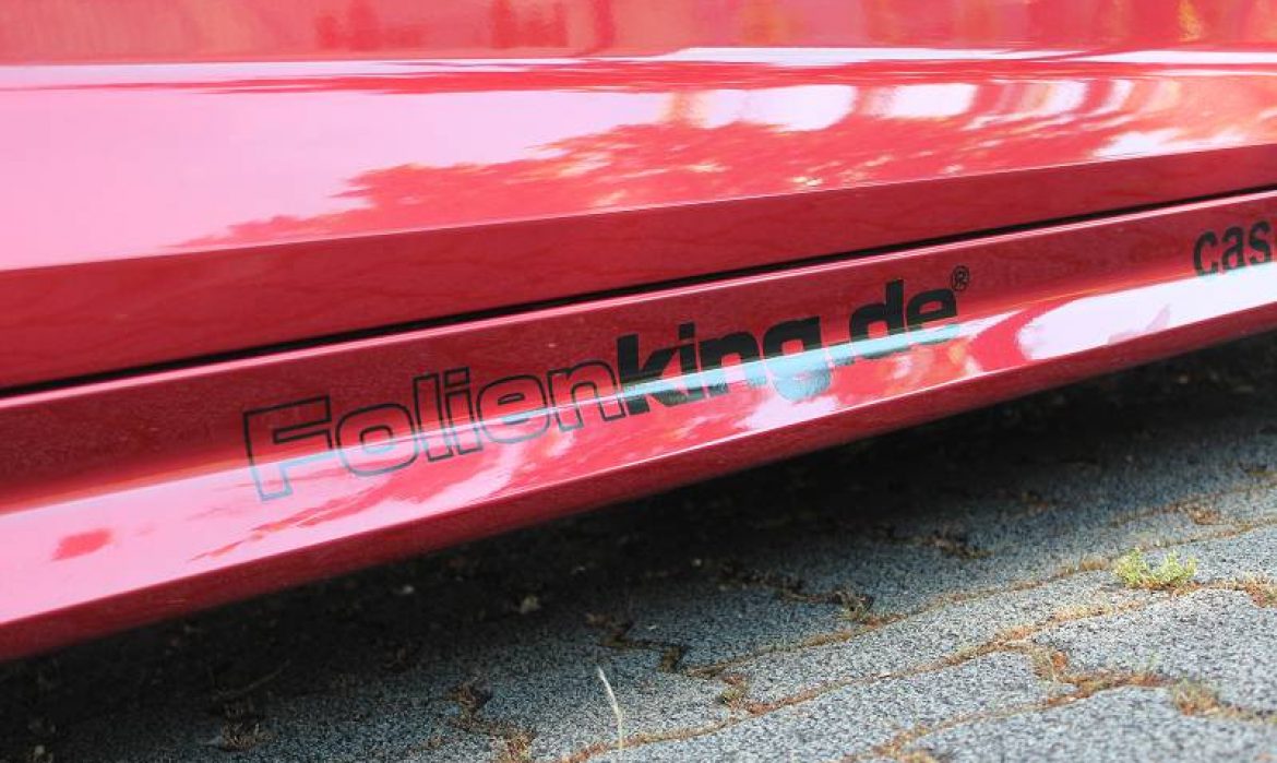 Audi R8: Schwellerbeschriftung