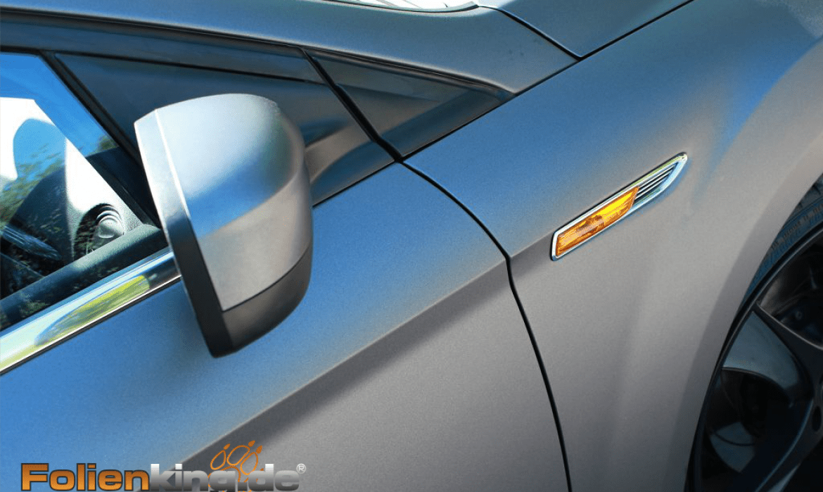 Ford Mondeo: Vollfolierung in "grau matt metallik"
