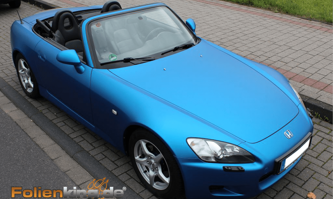 Honda S2000: foliert in "razor blue matt metallic"